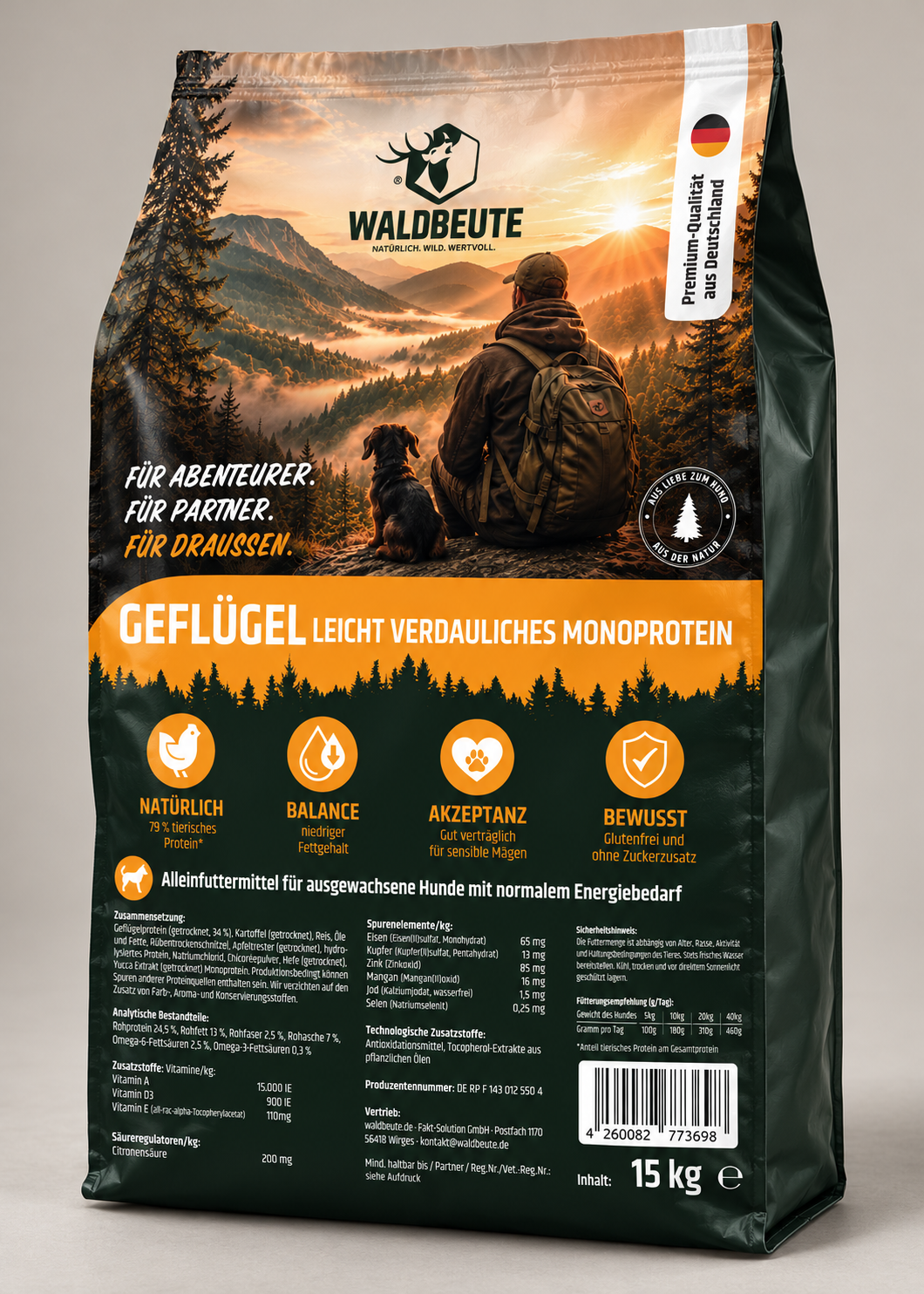 Geflügel Trockenfutter