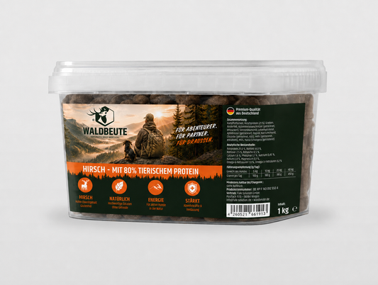 Hirsch Trockenfutter