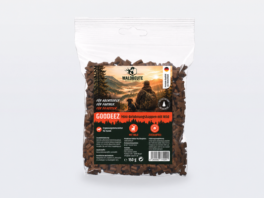 Goodeez Mini-Belohnungshappen mit Wild – 150g