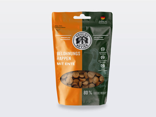 Paulas Revier Belohnungshappen Ente *neue Rezeptur* – 85g Beutel