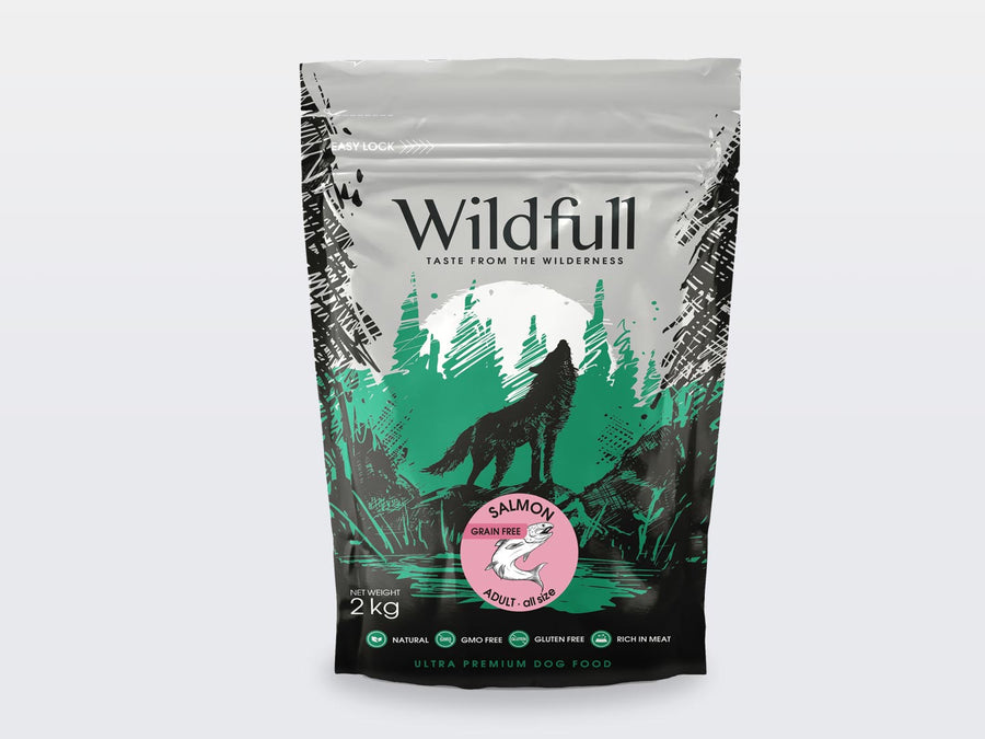 Wildfull Hund Trockenfutter Lachs Adult -  2 kg Beutel